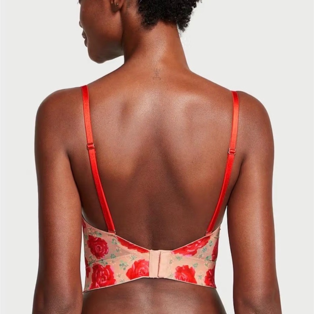 Victoria’s Secret Dream Angels Strapless Corset Top | 36DD | Floral Embroidery | - Picture 3 of 13